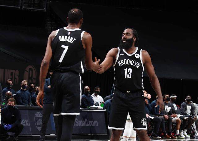 一喜一忧！哈登腿筋拉伤至少休战10天 KD明日复出